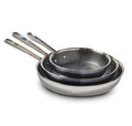 3 Piece Stainless Steel Frypan Cookware Set O7287