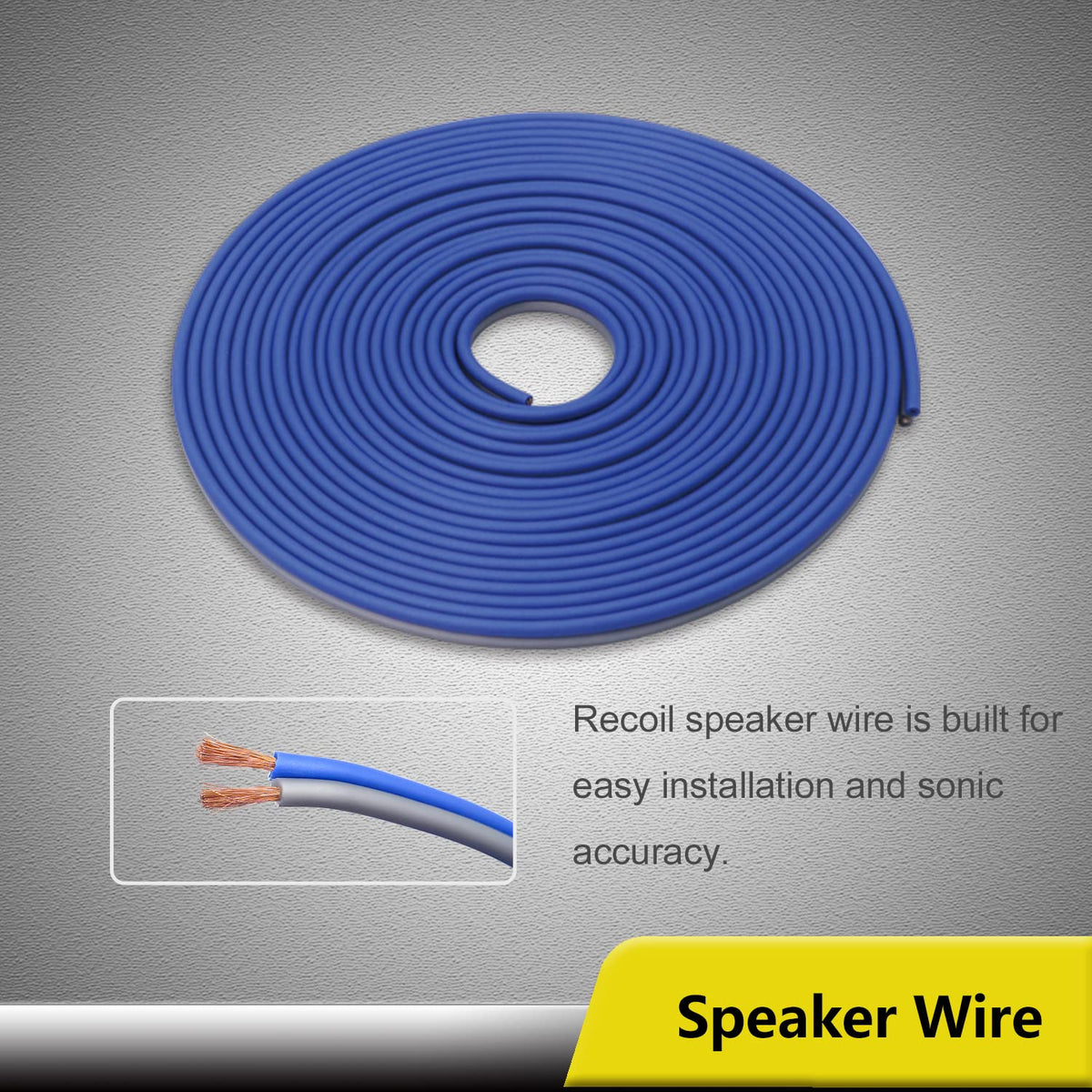 4 Gauge CCA Amplifier Wiring Kit with OFC RCA Cable I894
