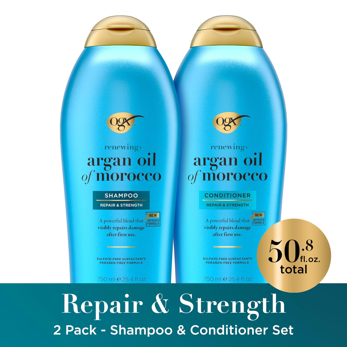 Argan Oil Shampoo & Conditioner 2 x 25.4 fl. oz F8803