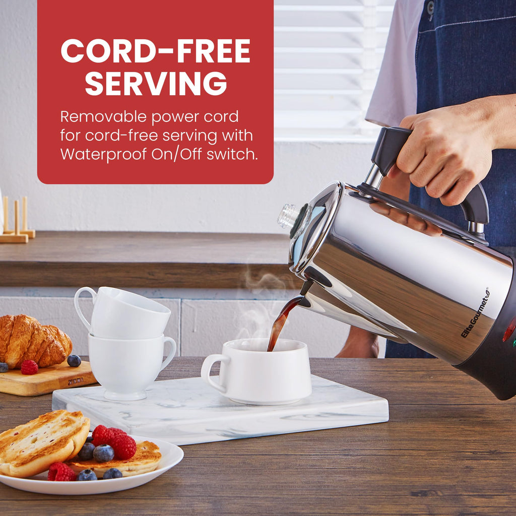 12-Cup Electric Coffee Percolator D8777