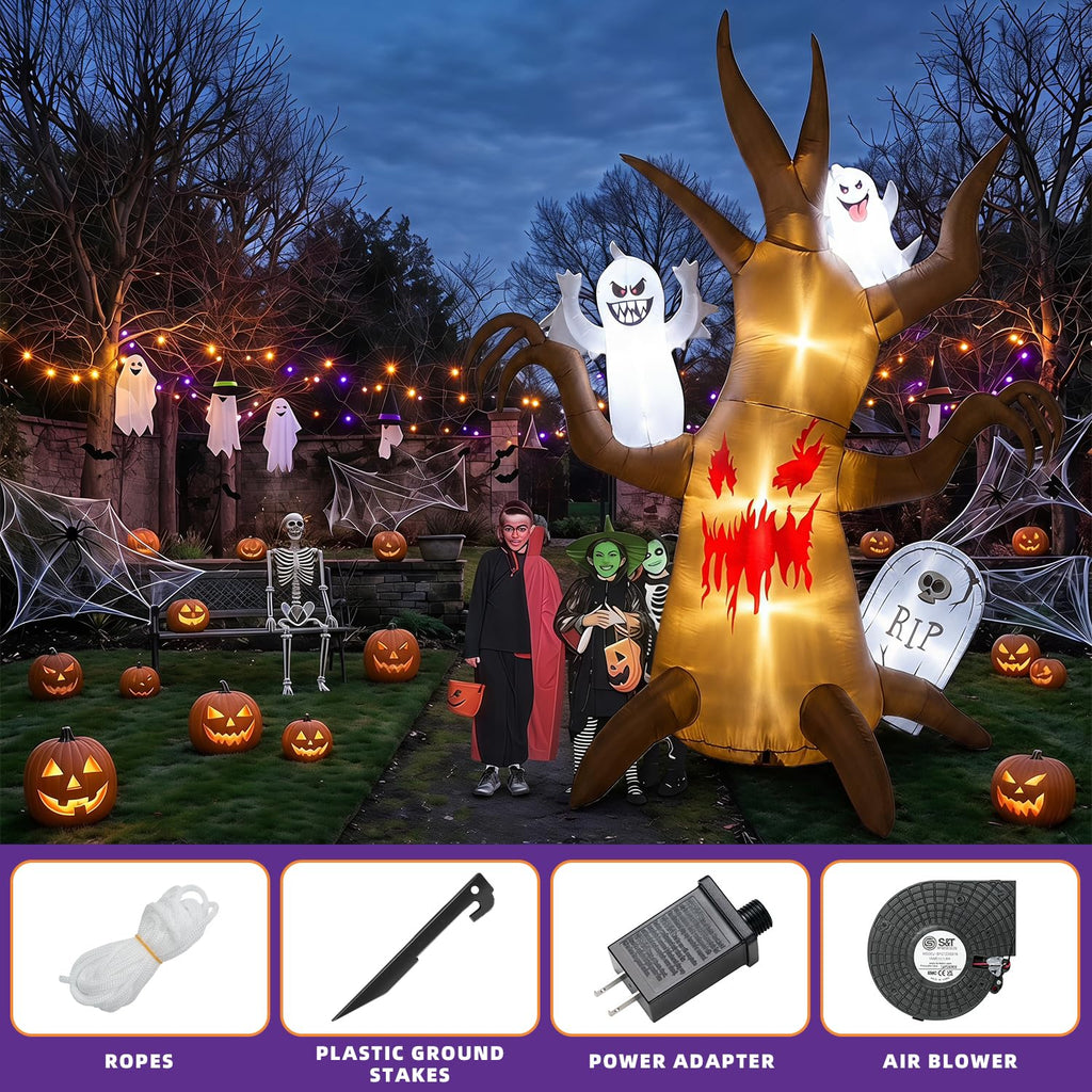 8FT Halloween Inflatable Tree Yard Decor B70967