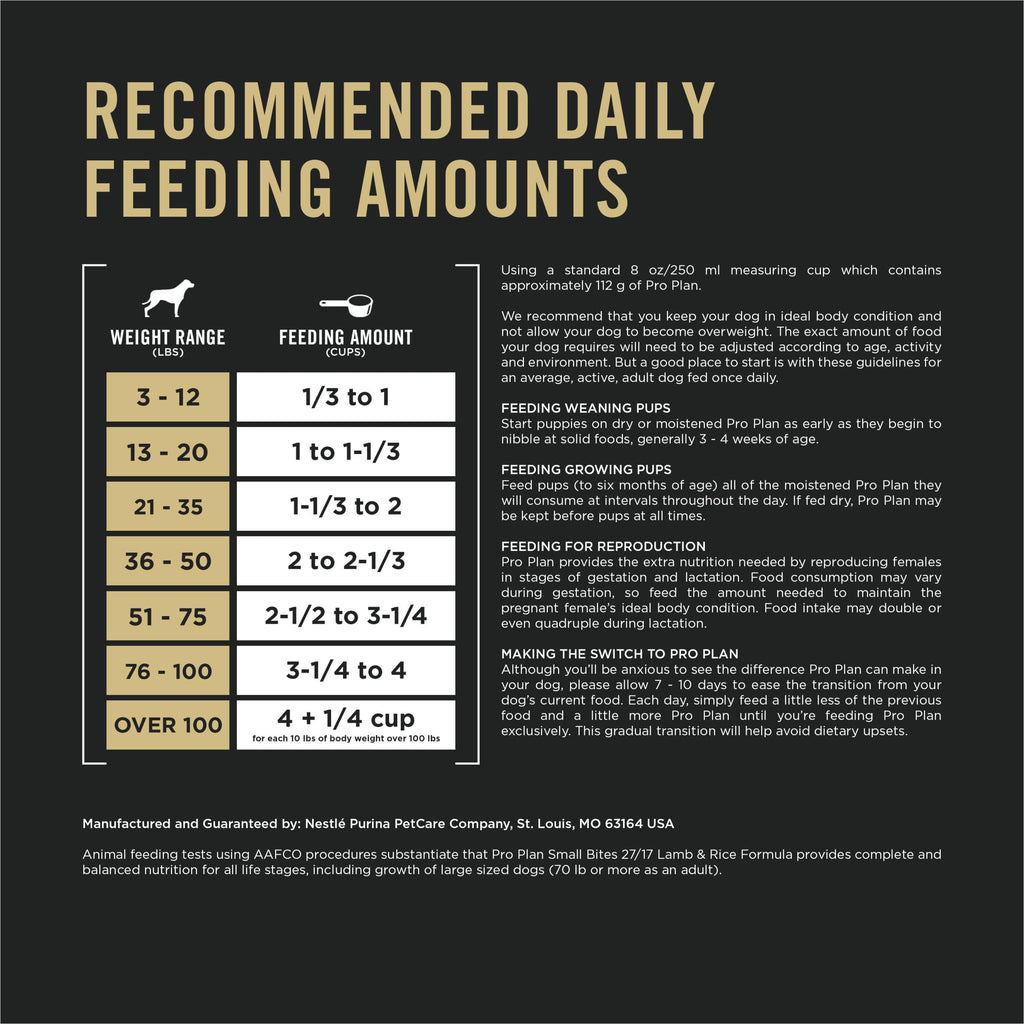 High Protein Small Bites Lamb & Rice Dog Food 37.5 Pound F9889