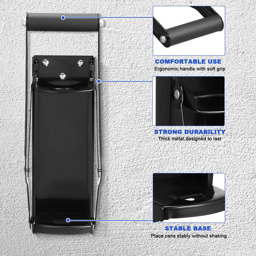 Wall Mounted Can Crusher with Bottle Opener D946589