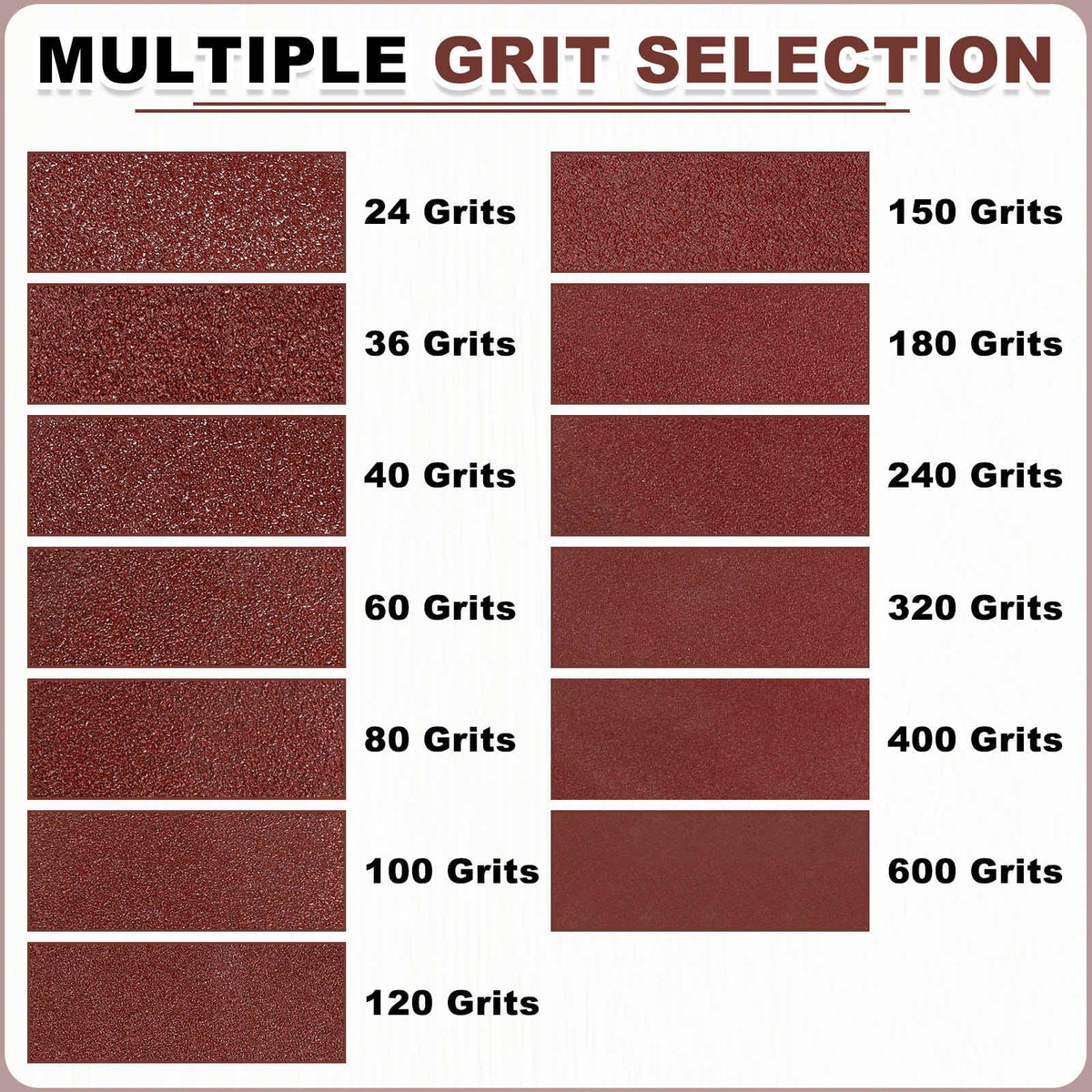 4 x 36 Inch 40 Grits Aluminum Oxide Sanding Belts O106