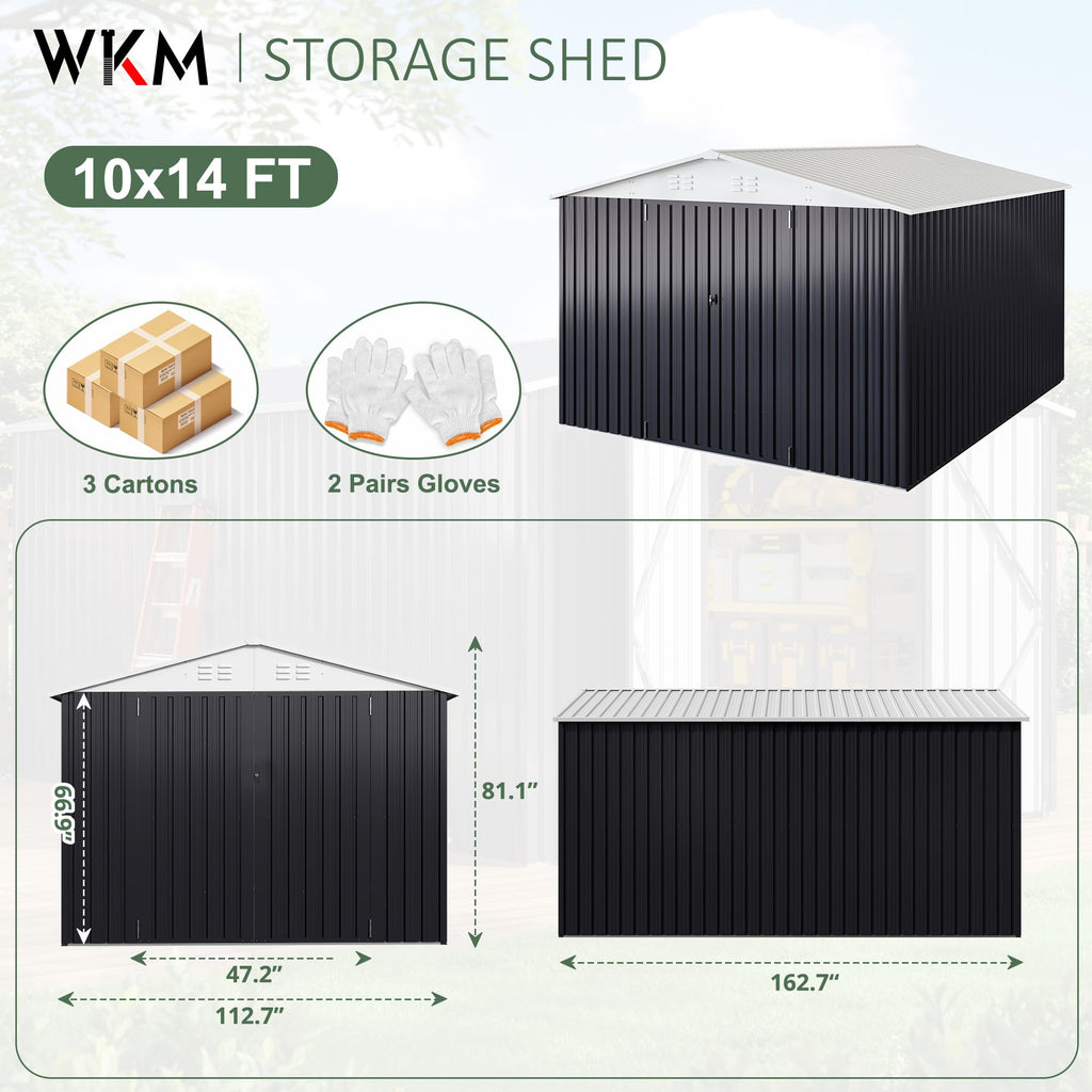 10x14 FT Outdoor Storage Shed I546455