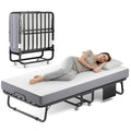 Folding Bed with Movable Wheels 75" x 31" K564616