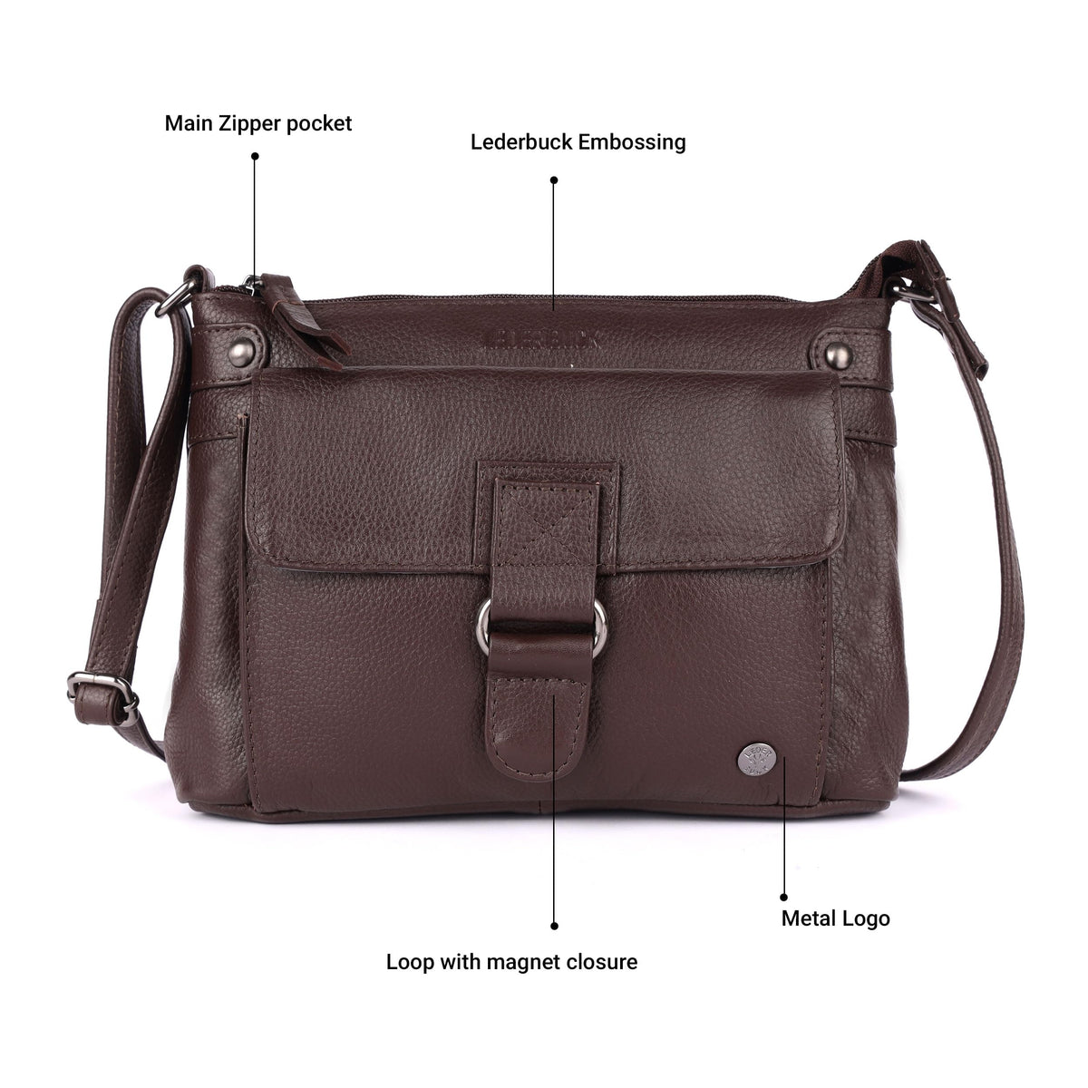 Small Soft Leather Crossbody Handbags F340
