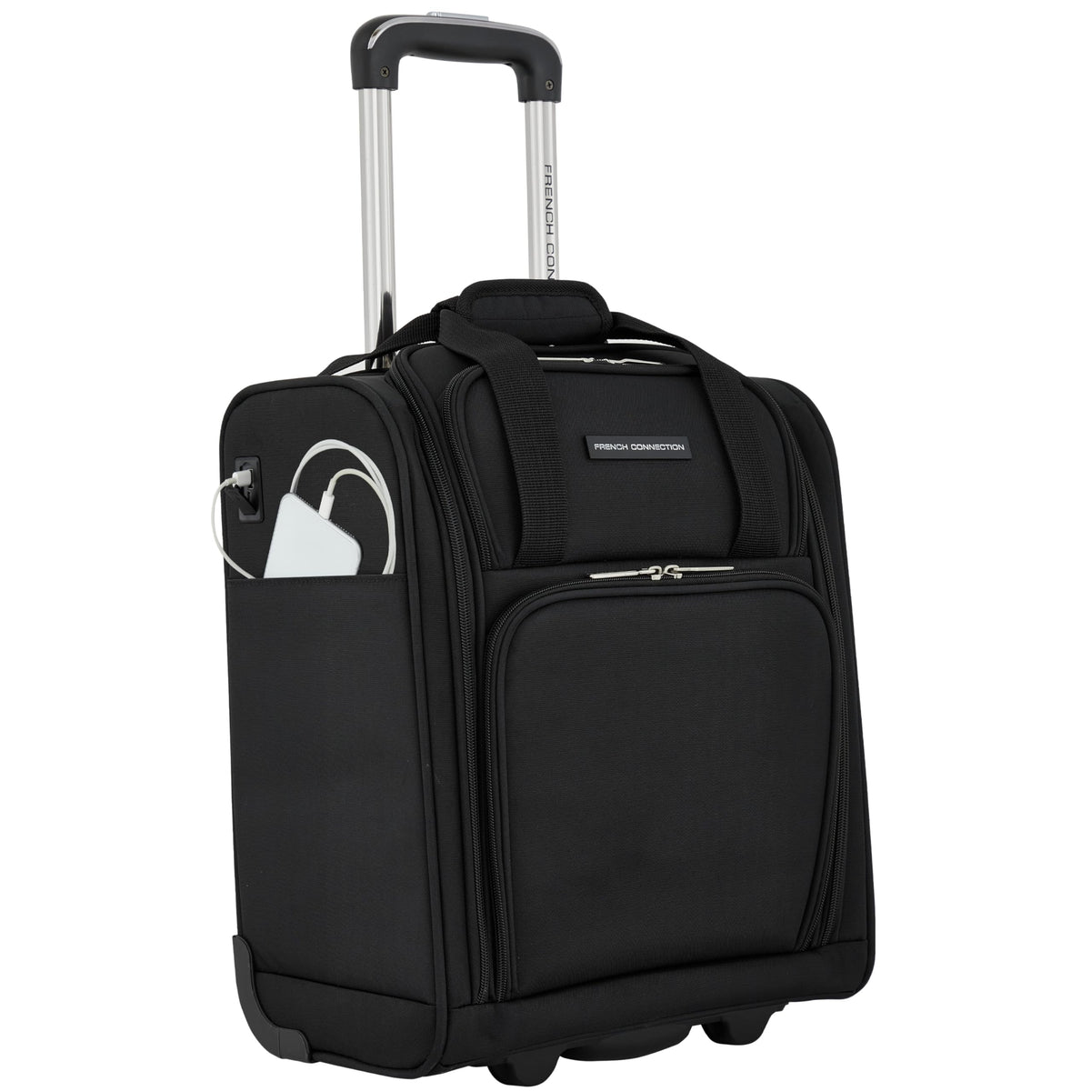 16" Underseat Carry-On Luggage with USB/USB-C Ports, Black B491481
