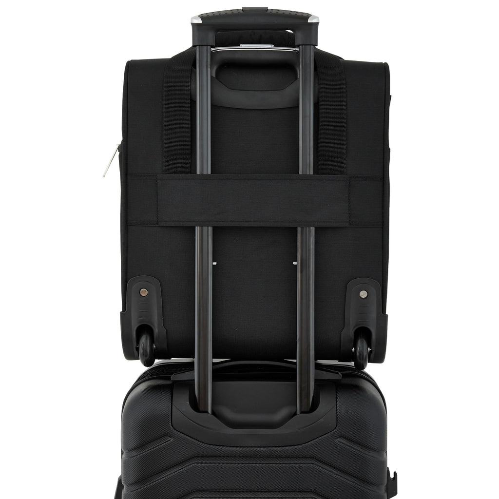 16" Underseat Carry-On Luggage with USB/USB-C Ports, Black B491481