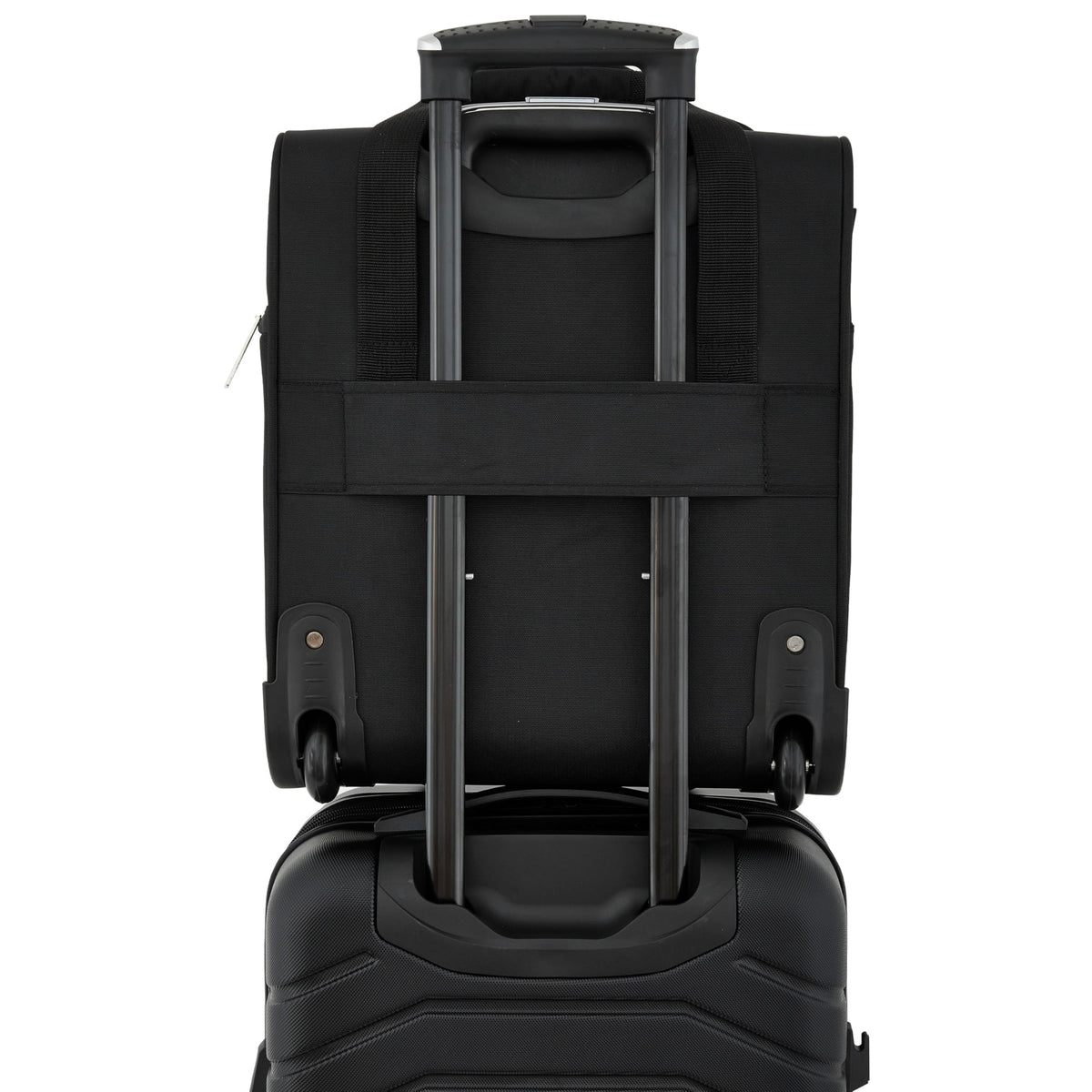 16" Underseat Carry-On Luggage with USB/USB-C Ports, Black B491481