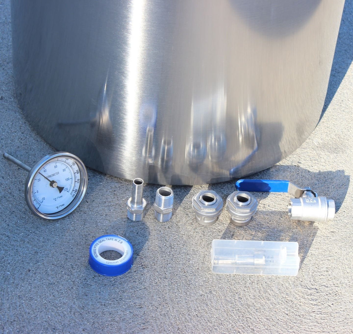60 QT Stainless Steel Brew Kettle N49796