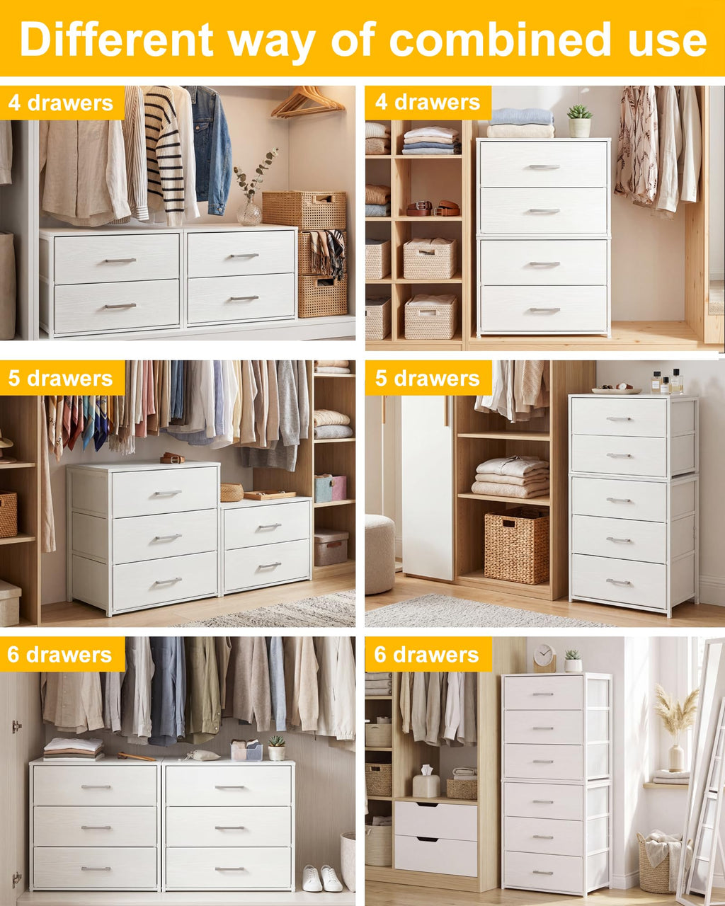 3 Drawers Dresser H6162