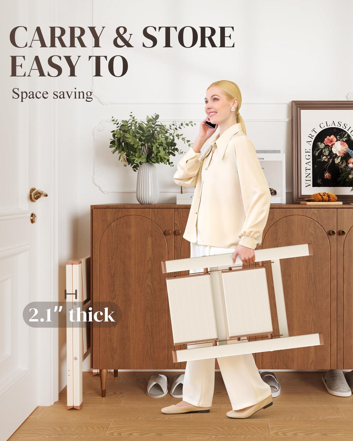 Foldable Aluminum 2 Step Ladder I806224