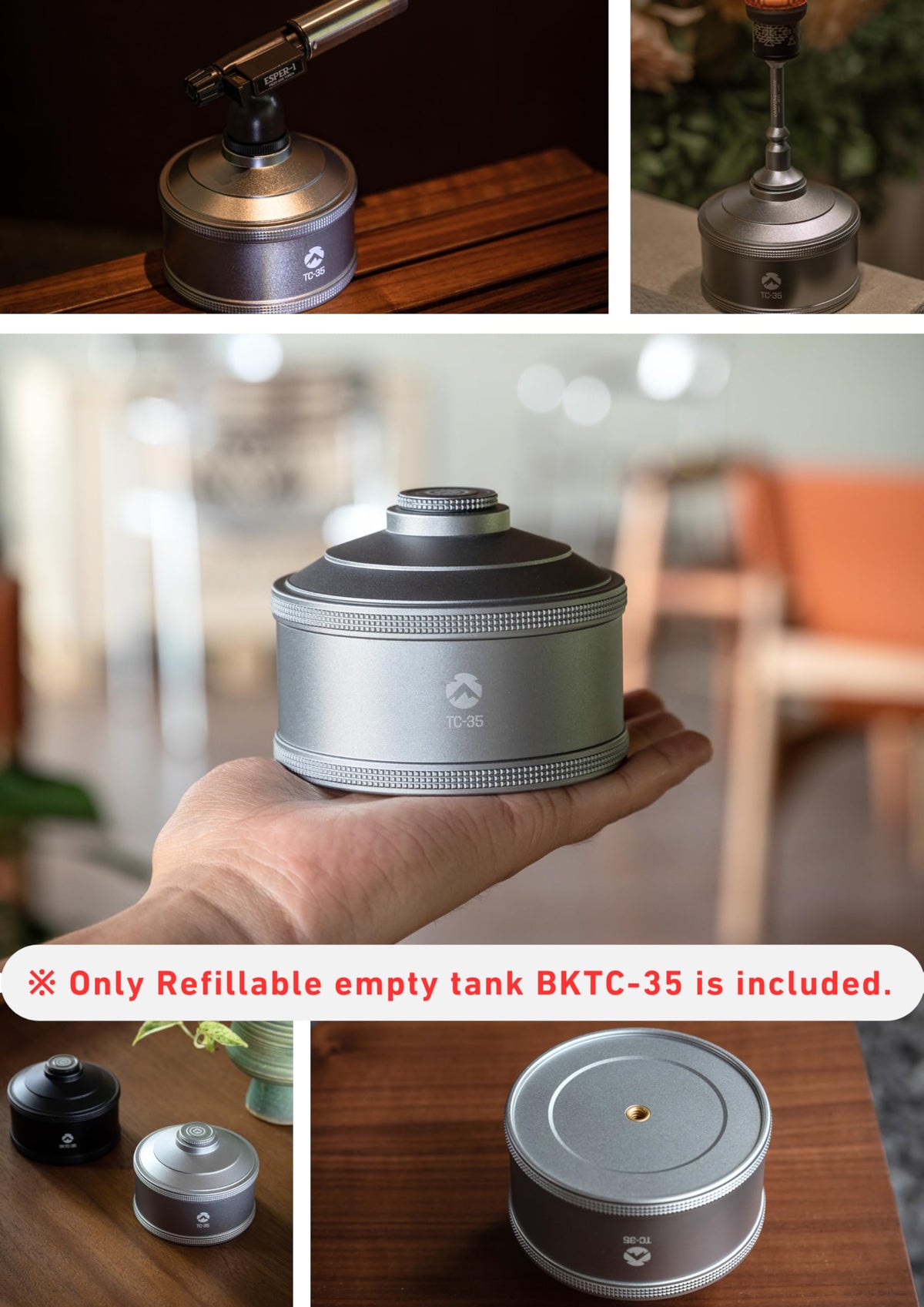 Empty Refillable Gas Canister 110g R159