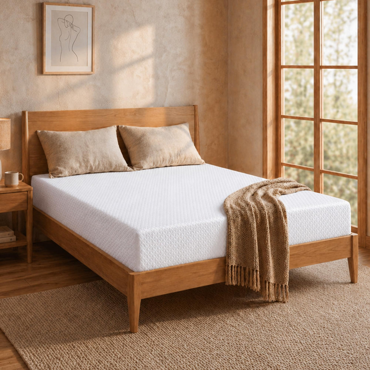 Twin Size 5 Inch Memory Foam Mattress B484764