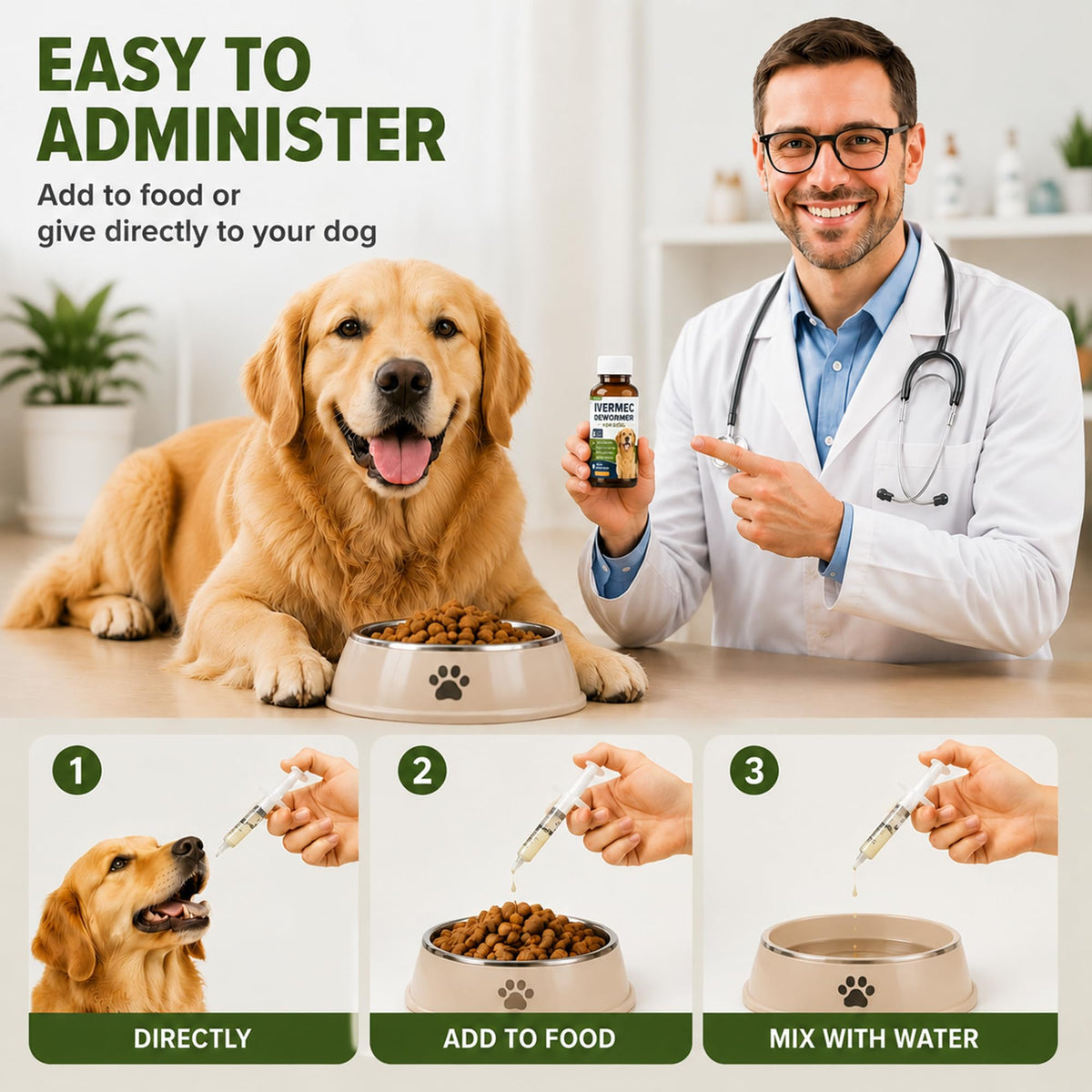 Dog Broad Spectrum Dewormer for Tapeworms, Hookworms and Roundworms H587
