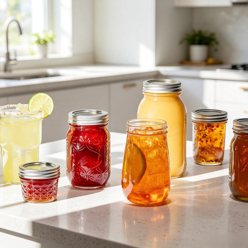 16 oz Wide Mouth Mason Jars 12 Pack F68443