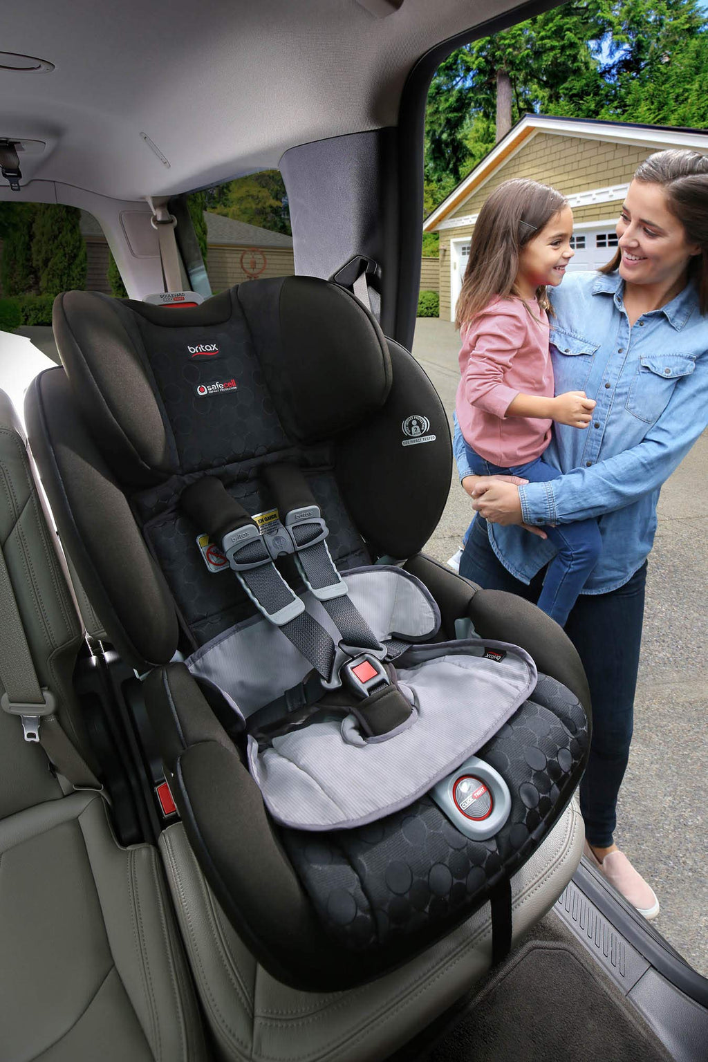 2-in-1 Harness Booster Car Seat & Waterproof Car Seat Liner W248