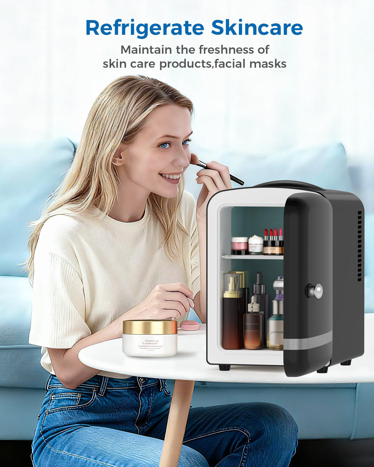 Black 4L Mini Fridge E7342
