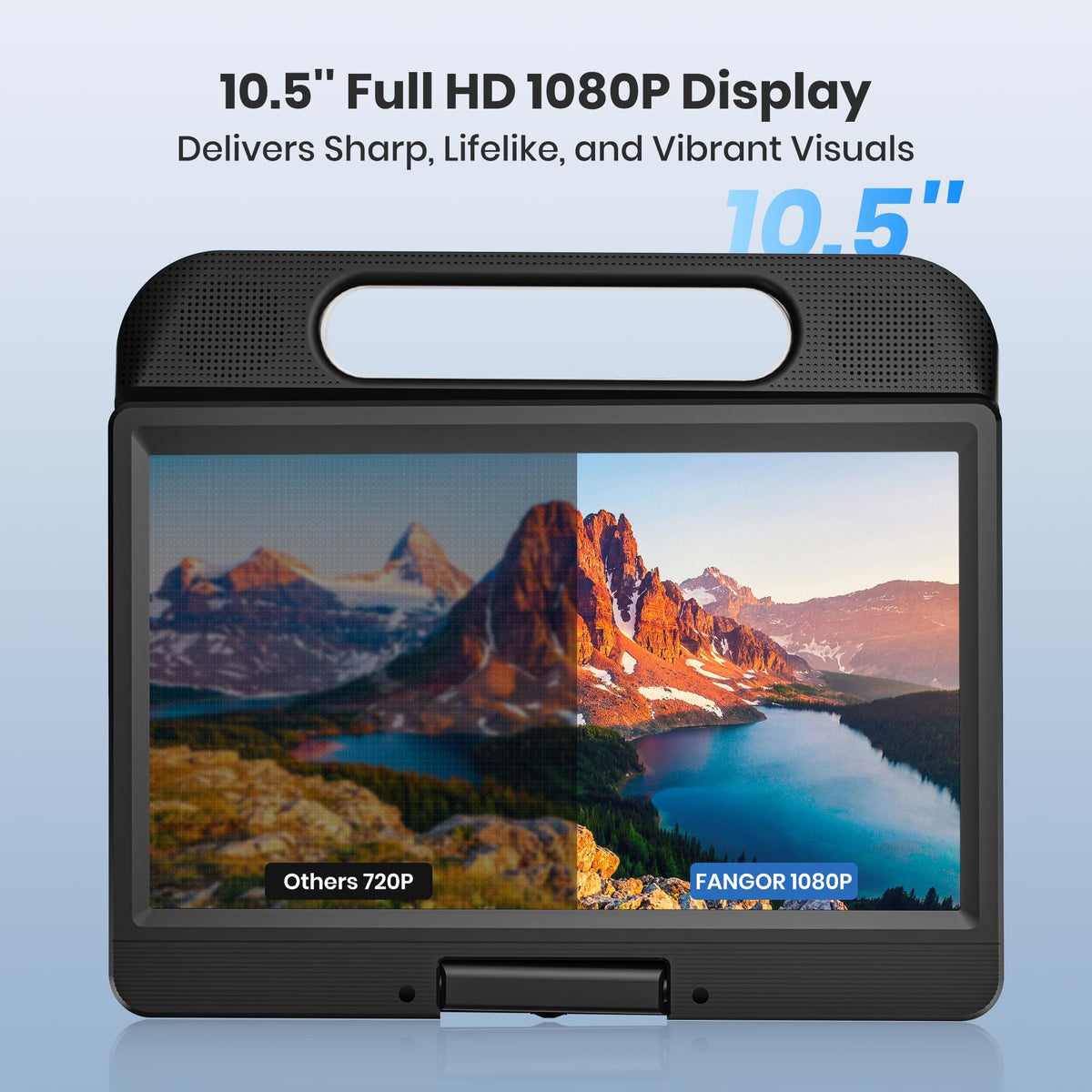 12.5" Portable Blu-ray Player with 10.5" 1080P Swivel Screen O622311