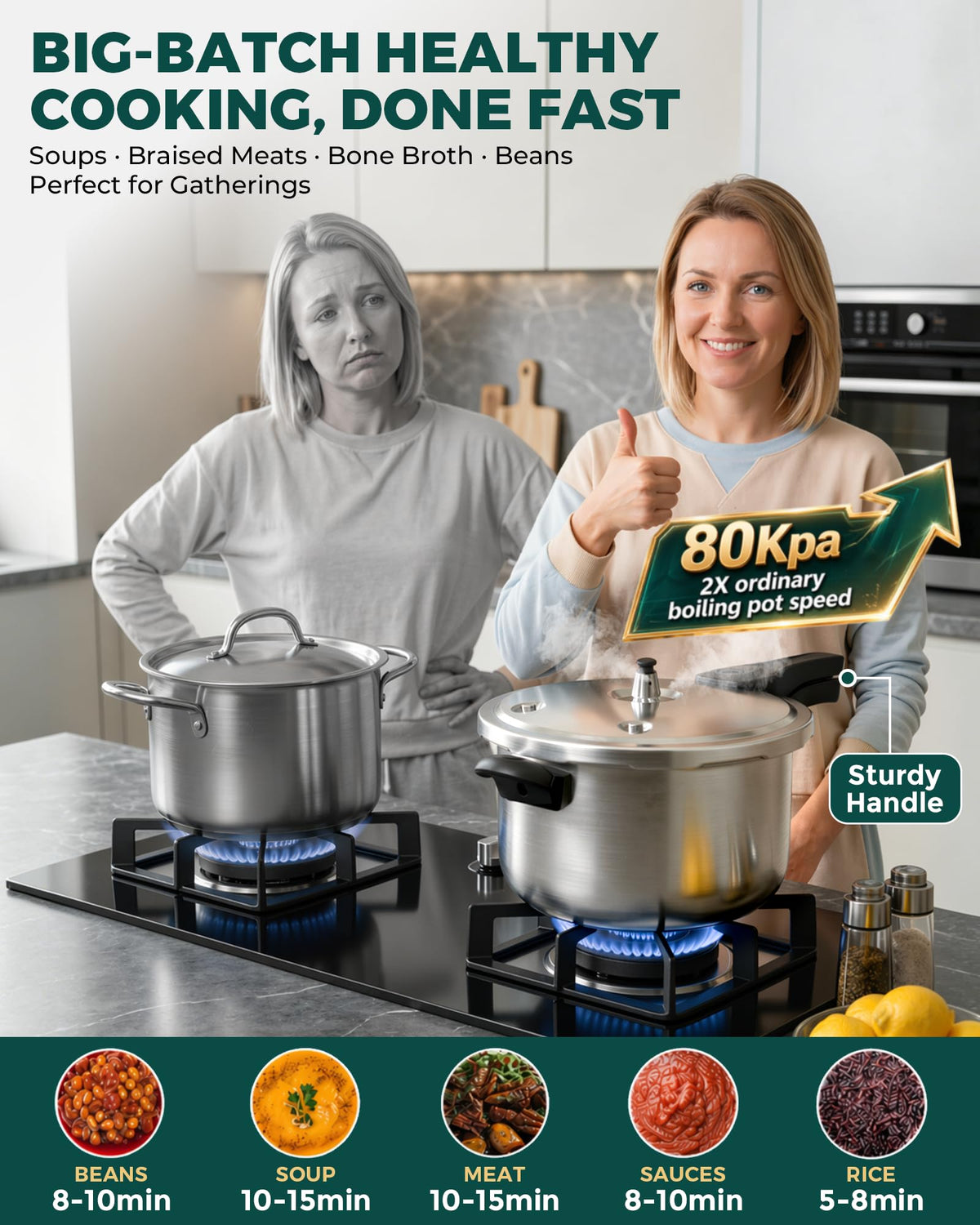 10 Quart Stainless Steel Pressure Cooker D527179
