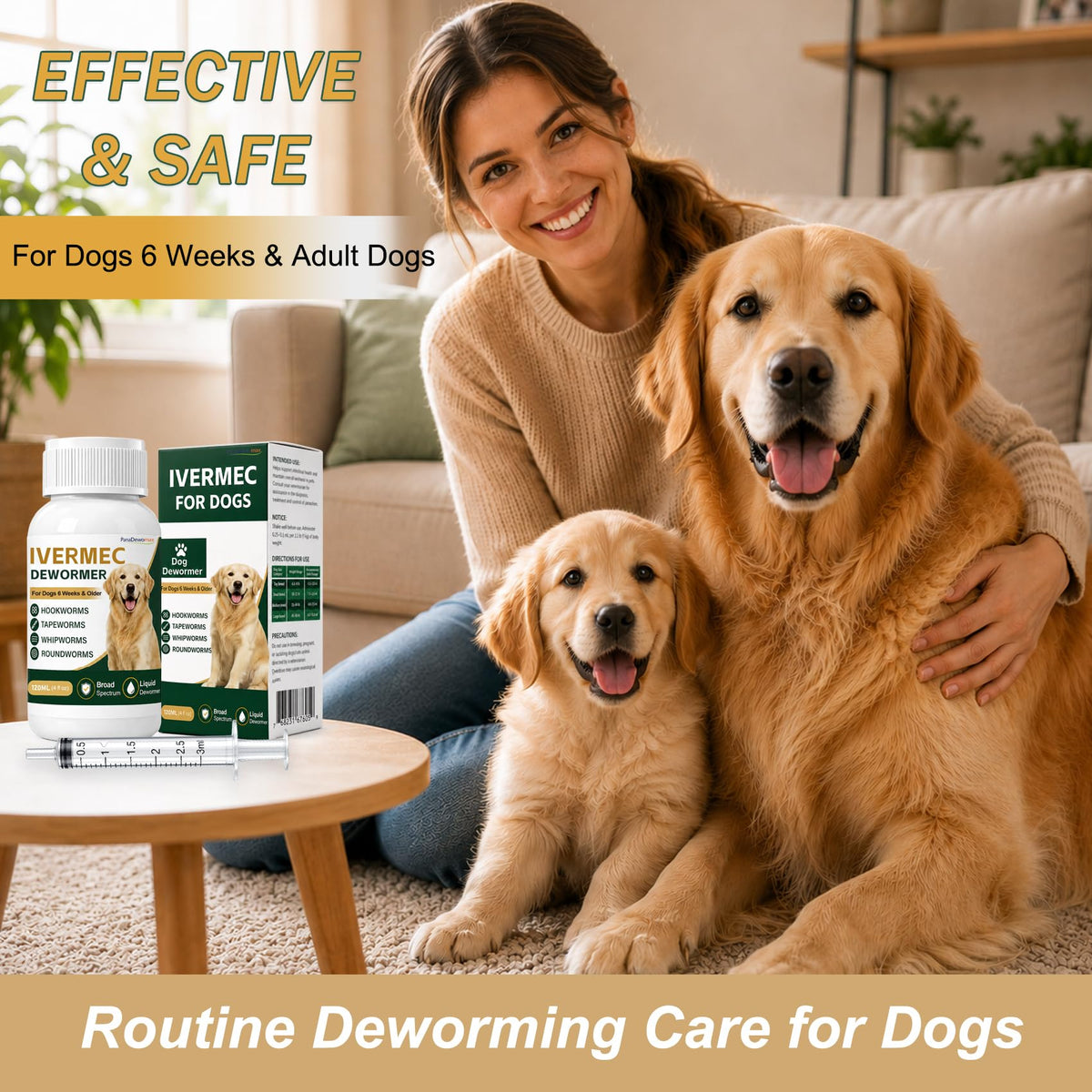 Broad Spectrum Dog Dewormer R855