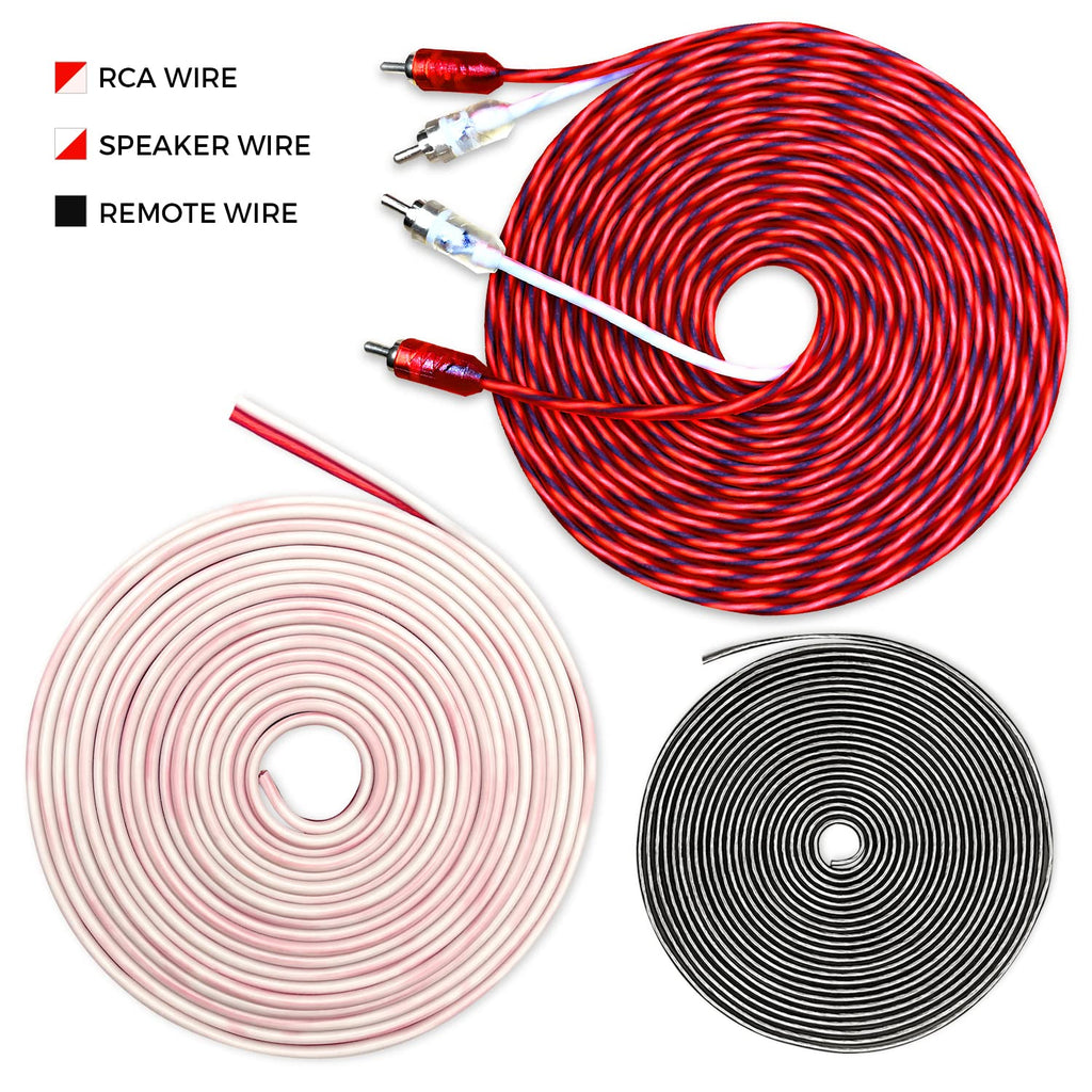 4 Gauge CCA Amp Wiring Install Kit J88213