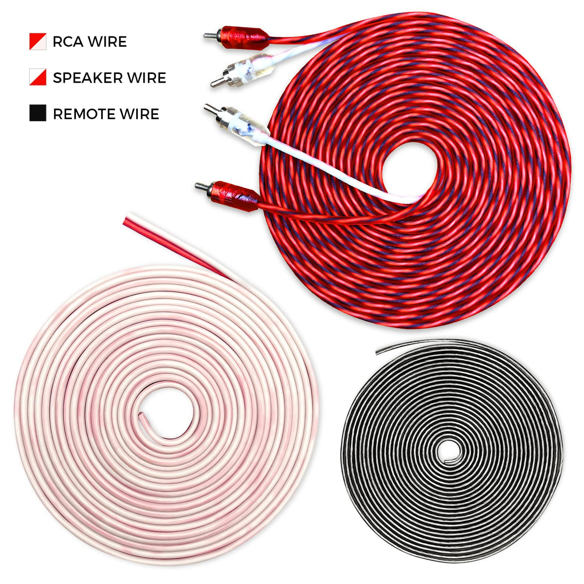 4 Gauge CCA Amp Wiring Install Kit J88213