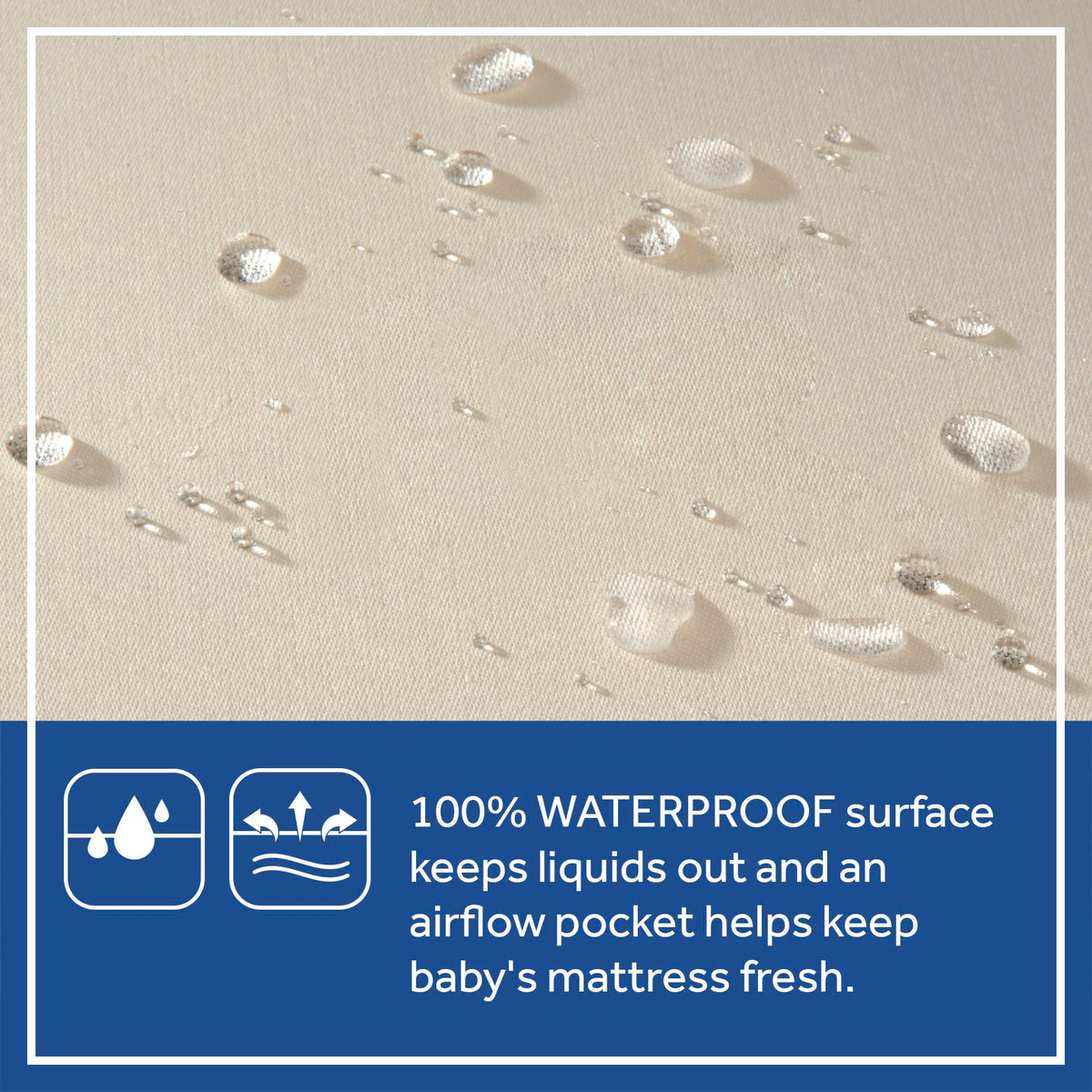 2 Stage Waterproof Crib Mattress D911614