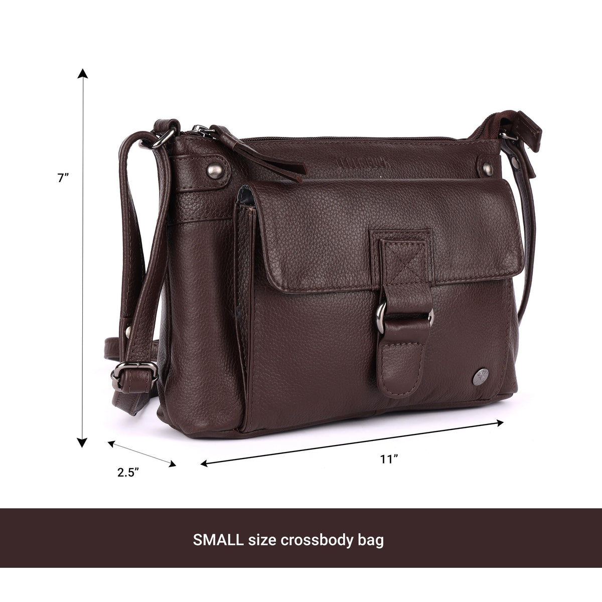 Small Soft Leather Crossbody Handbags F340