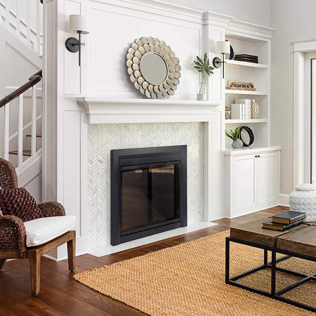 Large Fireplace Glass Door K869