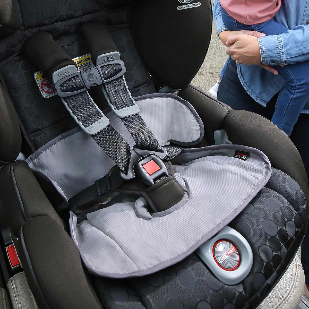 2-in-1 Harness Booster Car Seat & Waterproof Car Seat Liner W248