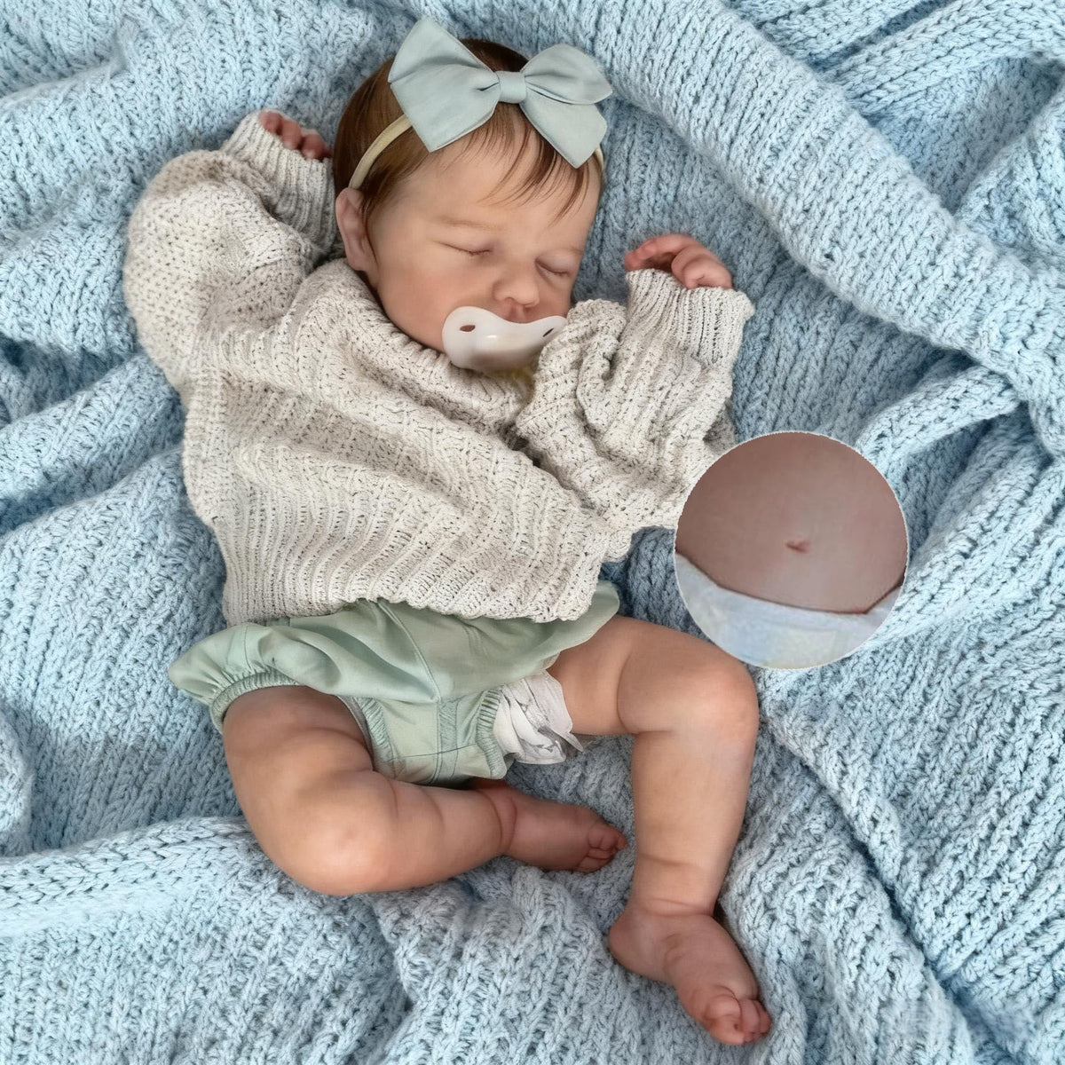 Full Silicone 20 Inch Reborn Baby Dolls N23488